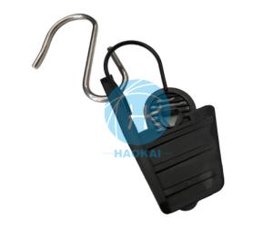 China FTTH Plastic Tension Clamp Outdoor Suspension Drop Wire Clamp With S Type Hook factory