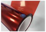 36 μm Red PET Anti Static Film UV Cured Silicone Coating Film Mainly used as