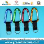 Carabiner with belt key chain, custom logo printing key chain