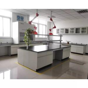 China 1500mm Stainless Steel Lab Workbenches Epoxy Resin Lab Workbench With Drawers factory