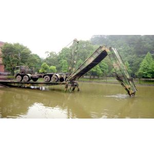 15m Span Heavy Mechanized Bridge With Advanced Engine, Gearbox For Dry Gaps and