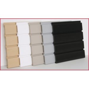 Decorative Garage Wall Panels / Store PVC Wood Grain Wall Panels