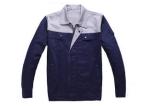 Blended Cotton Pleated Waist Industrial Work Uniforms , Long Sleeve Workwear