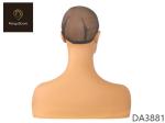 Natural Makeup Mannequin Head With Shoulders Chocolate Color
