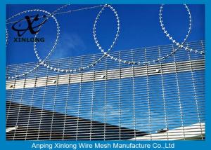 China Anti - Climbing High Security Fence Panels With 4.0mm Wire Diameter factory