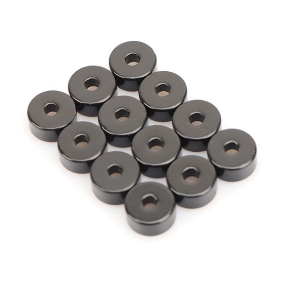 China NdFeB Magnet Round Counterbore Special Shape Black Epoxy Coating Grand N42 magnet SST test over 96 hrs factory