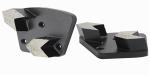 3- M6 Diamond Floor Pads Concrete Flooring Grinding Shoes / Discs Long Life