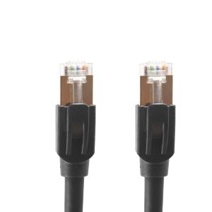 China SSTP 40G Cat 8 Patch Cord RJ45 5G Cable 2000MHz 30 Ft Cat 8 Ethernet Cable factory