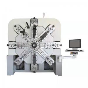 China Servo Motor 12 Axis CNC Spring Making Wire Forming Coiling Machine For 1 - 4 mm on sale