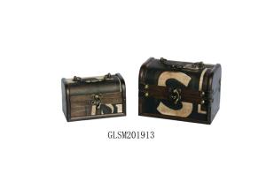 China Eco friendly OEM Service S14*8 Leather Storage Trunk factory