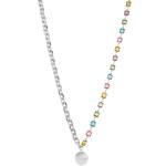 Multicolor Beaded 14K Gold-Plated Chain Link Gemstone/Pearl/Turquoise Pendant