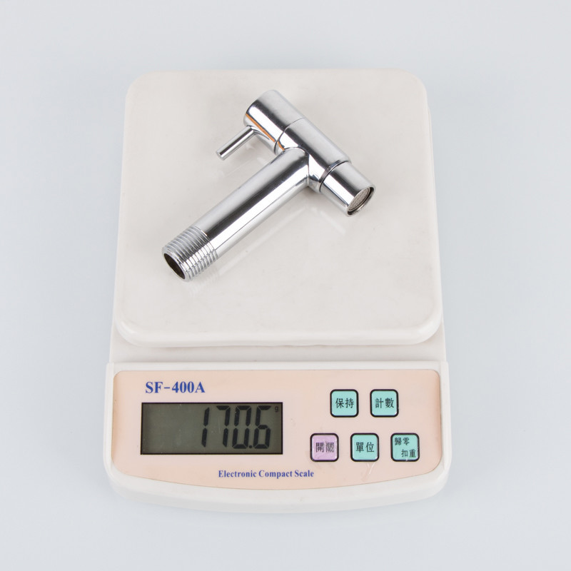 Toilet Chorme Plated 170g 0.8Mpa Brass Water Taps