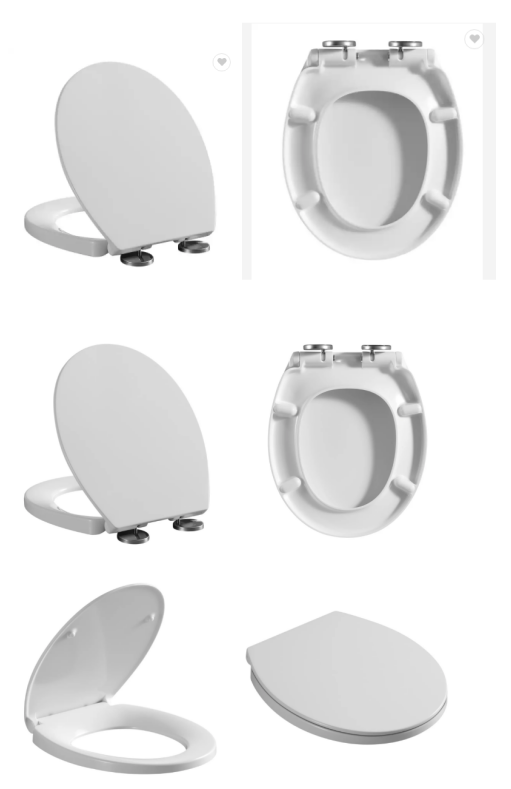 Super Thin Design UF Toilet Seat With Stainless Steel Hinge