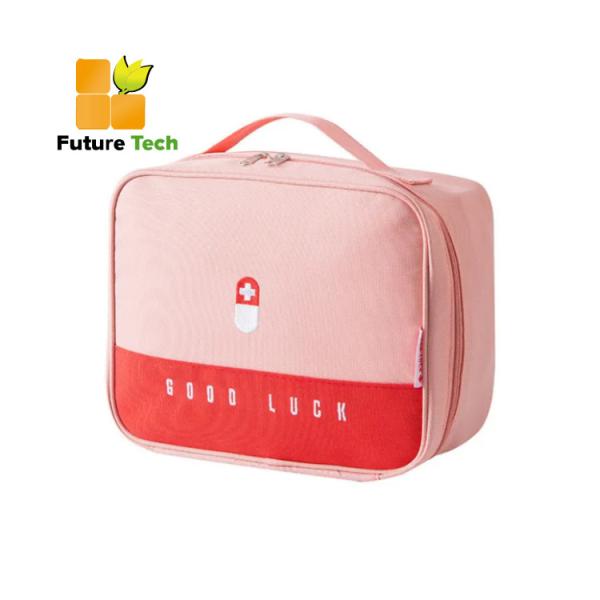 Small 420D Polyester Portable Outdoor First Aid Kit For Medicine Cosmetic