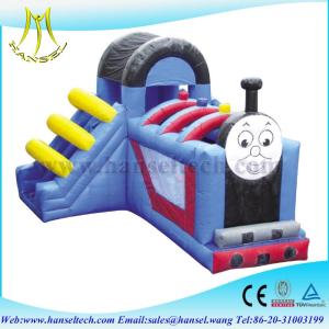 China Hansel lovely thomas the train inflatable bounce houses for kids factory