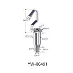 Cobra Hook Hanging Cable Kits For Supermarket Shelf 24*29.5mm YW86487