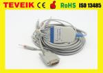 BJ-901D Nihon kohden 10 leads EKG/ECG cable DB 15pin with DIN 3.0, snaps or