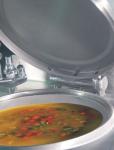 Gas Soup Kettle Western Kitchen Equipment 100L Capacity Soup Boiling Pan