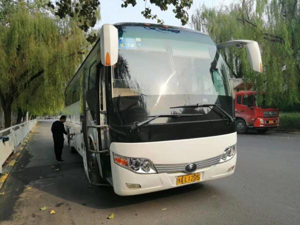 White Color Used Yutong Buses 47 Seats 2013 Year Diesel Yutong Bus Good
