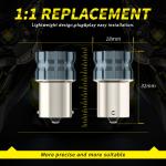 100% Canbus Bau15S Ba15S T25 1156 LED Bulb 900Lm 3030 Chips 6LED 12V Brake Turn