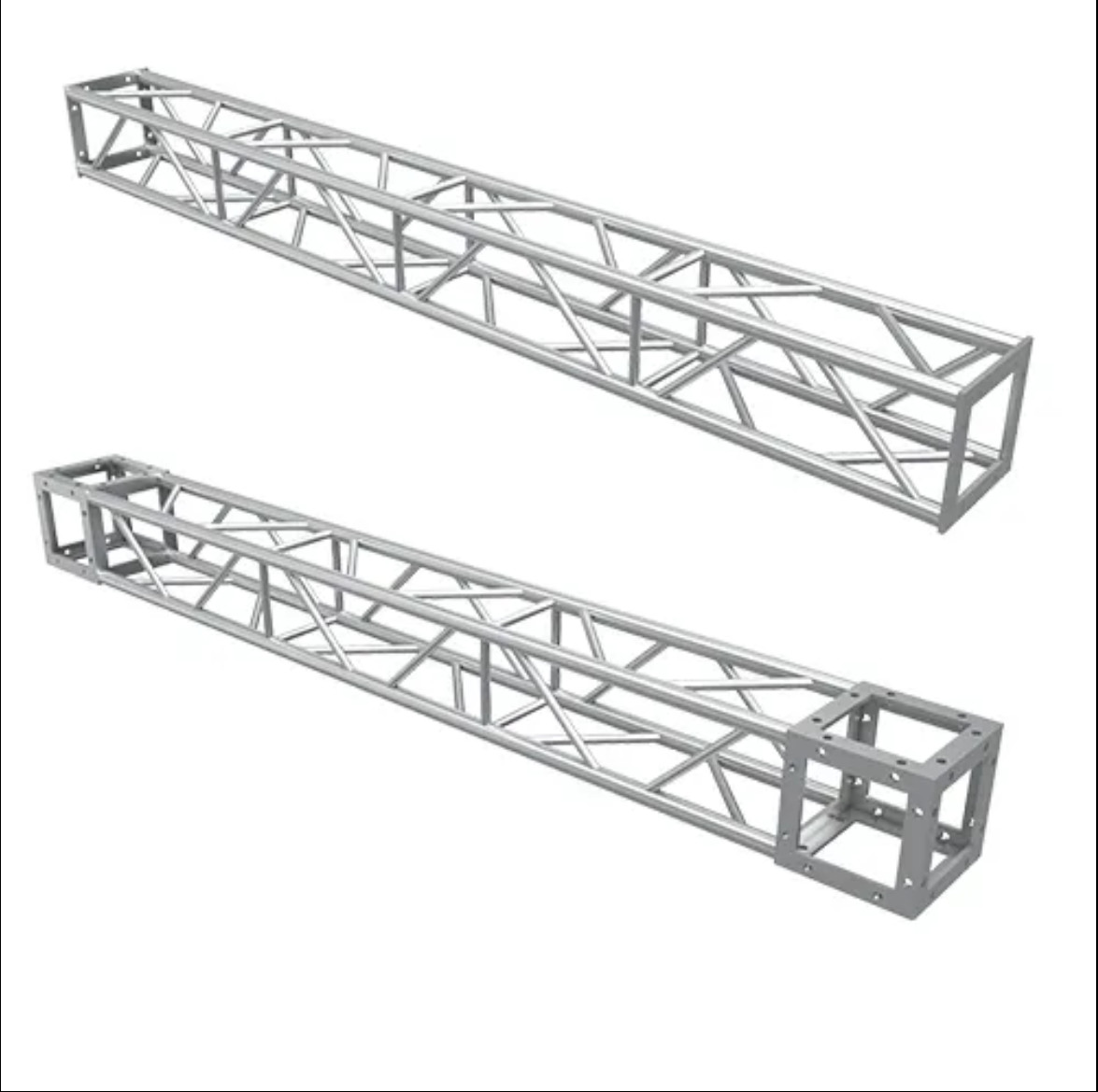 6061-T6 Aluminum Spigot Truss 400*400mm Portable Aluminium Roof Trusses