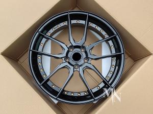 China BC HCA162S Two piece Wheels For Infiniti Q50 19 20 21 22 Inch Custom Black Rims factory
