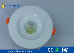 China LED Recessed Downlight 5W COB 100 LM / W 2700K - 6400K Benz Logo Type Aluminum factory