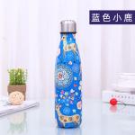 Stainless Steel Water Bottle 25oz Peacock Blue Triple Layered Vacuum Insulated
