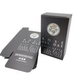 Black Recycled Cosmetic Packaging Bottles Cosmetic Packaging Paper Box
