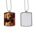 Personalized Double Sided Metal Sublimation Dog Tags For Sublimation Photos
