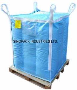 China Blue Anti Static Bulk Bags for 1000kg Load Capacity Manufactured factory