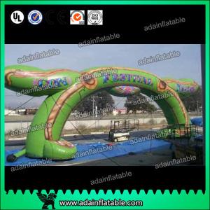 China Outdoor Lighting Advertising Inflatable Arch / Start Finish Arch For Promotional factory
