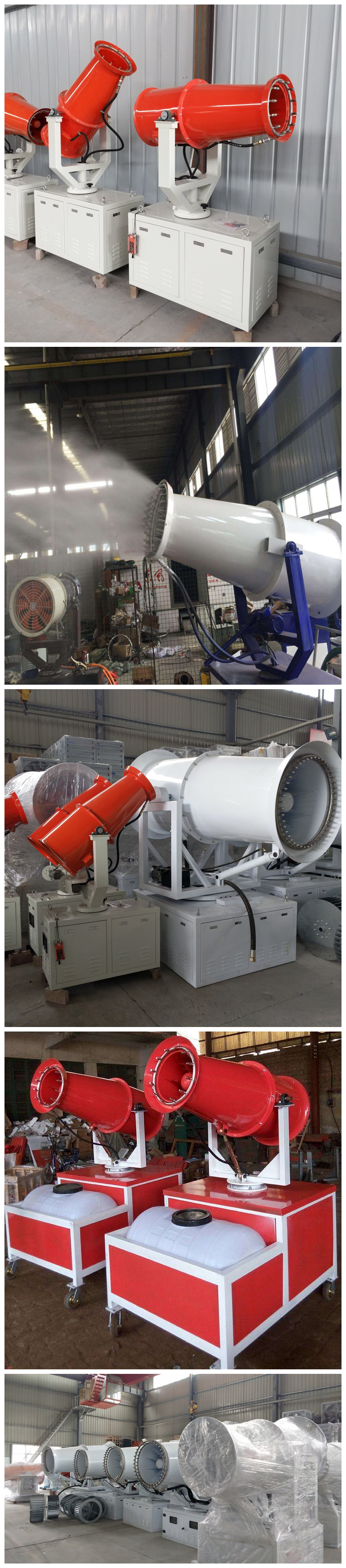 Garden Water Cannon For Dust Control / Air Pollution Dust Suppression Sprays