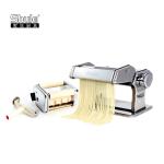 Italian Sustainable Pasta Sheet Making Machine Nickel Plated Silver Manual