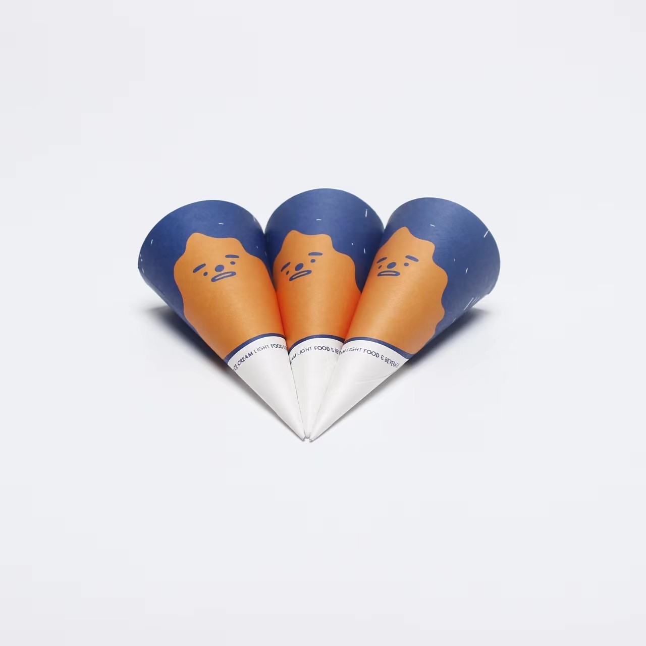 Ice cream cone thickener ice cream cone environmental protection paper sleeve cone