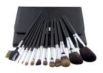 Eyebrow Comb Foundation Makeup Brush Set Animal Hair A Black Wooden Handle