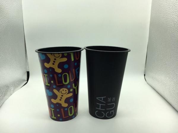 Promotional 3D Lenticular Plastic Water Cups Customized Logo for Hot or Cold