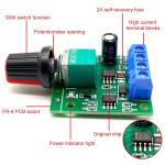 CA-102A PWM Motor Speed Controller 2A 30W 1.8V 3V 5V 6V 12V DC Motor Governor