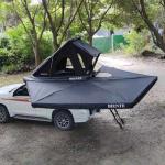 Outdoor Hard Shell Car Roof Tent 4 Person 4x4 For Toyota 210*132*18cm Closed