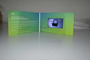 China Advertising 4.3 Inch Video Greeting Card Cmyk Printing 480x272 Pixel factory