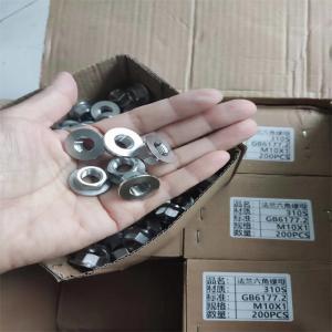 China High Strength 310S Hexagon Flange Nut / Bolt Gasket Corrosion Resistant factory