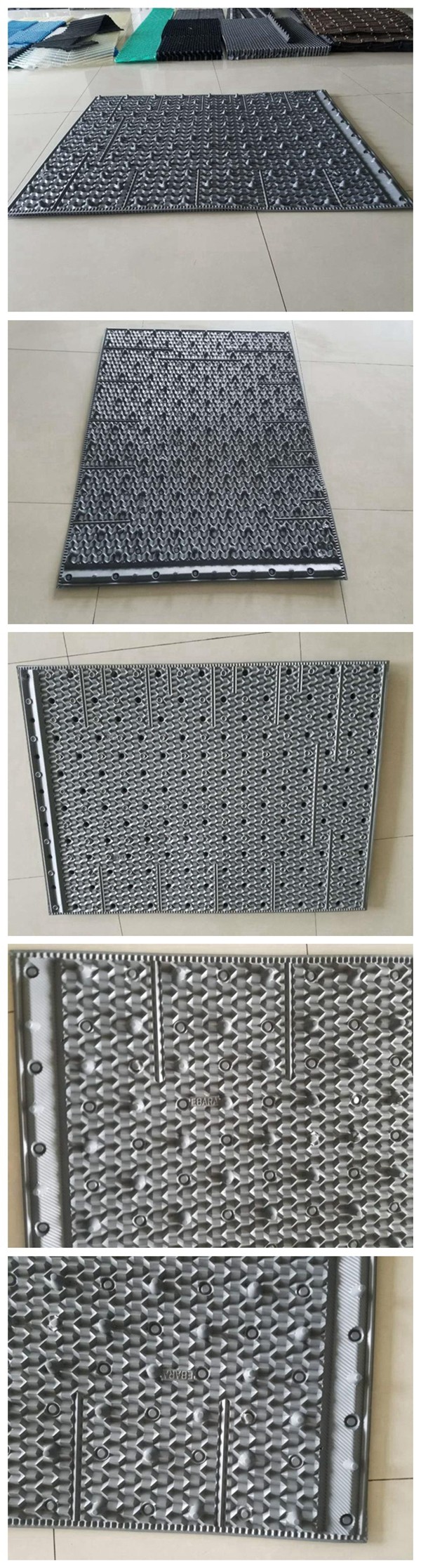 Cross Flow Cooling Tower Fill Cooling Tower PVC Black Fills Manufacturer
