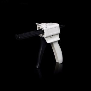 China 50ml 1:1 2:1 Dental Manual Silicone Impression Material Dispenser Silicon Gun Light Body Injection Gun factory