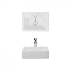 China Luxurious Stylish Compact  Bathroom Wall Hung Basin Wall Mount Sink No Stain on sale