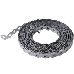 China OEM 10 Metre Roll of 12mm Multi Purpose Perforated Galvanised Steel Strap Fixing Band factory