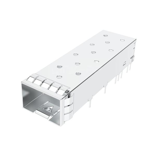 China LINK-PP LP11BCS2000 SFP+ 1X1 Cage With Grounding Pin EMI Spring Finger factory