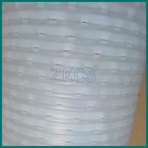 China Auto Buckle Corrugated Plastic Spiral Tube Pipe 75mm ROHS Certificated factory