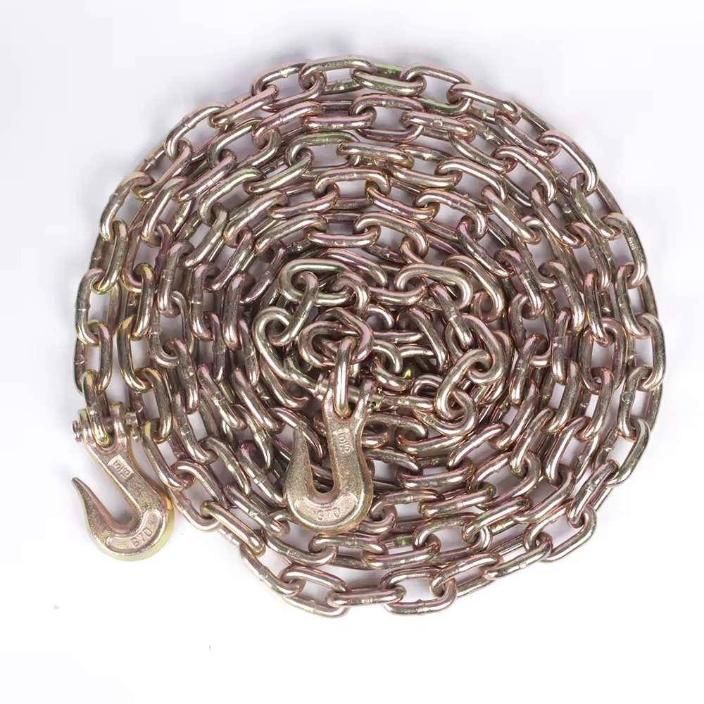 Standard Grade 70 Galvanized Transport Welded Steel Link Chain Hardware 2t Working Loadlimit