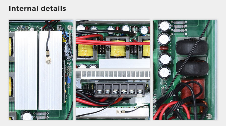 internal details of inverter for pv