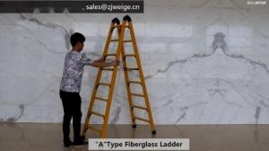China Anti Slip 1.6m 2X6 Fiberglass Step Ladder factory